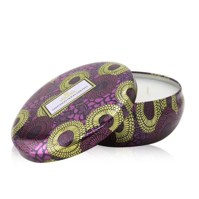 

Voluspa - Декоративная оловянная свеча с 3 фитилями - Santiago Huckleberry