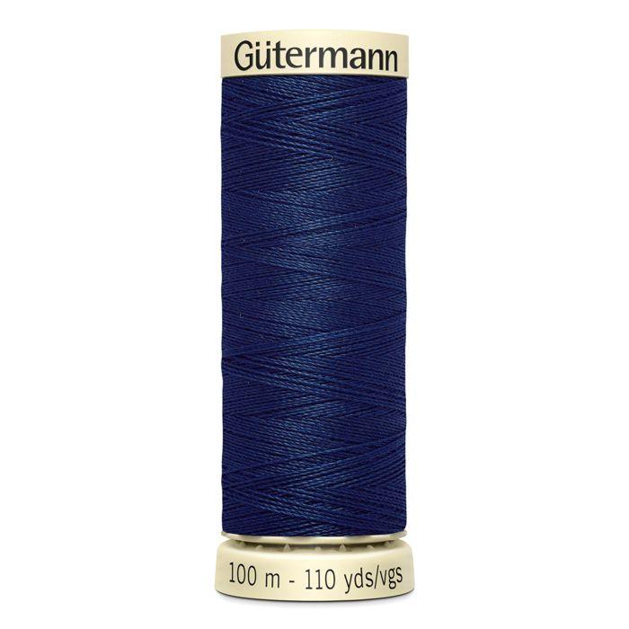 Fil à coudre 100% polyester Gutermann 1 Bobine - Att 13 - bleu nuit