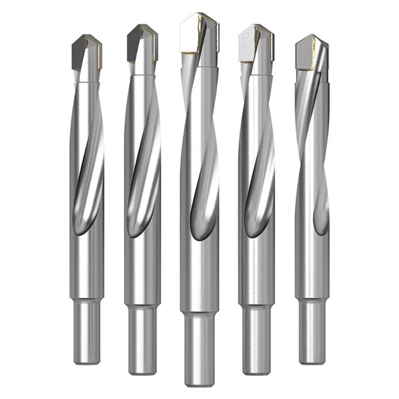 Hardened Round Shank Reduced Twist Drill Bits Hole Cutter Drilling Tool For Wood Iron Stainless Steel Aluminum Metal