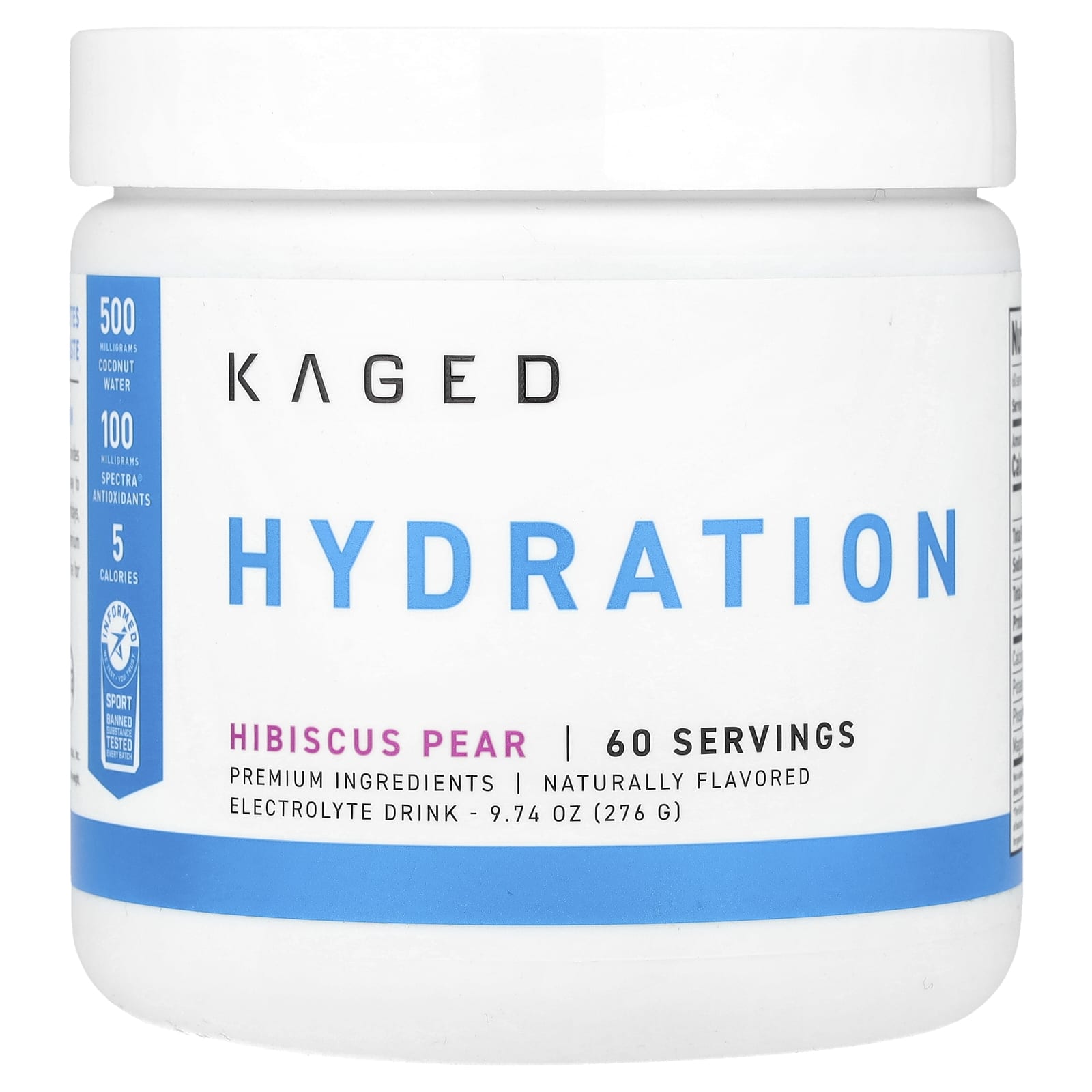 

Kaged, Hydration, Hibiscus Pear, 9.74 oz (276 g)