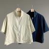 New ArrivalS Open Run Women S Cutout Collar Neck Short Sleeve Semi Crop Jacket