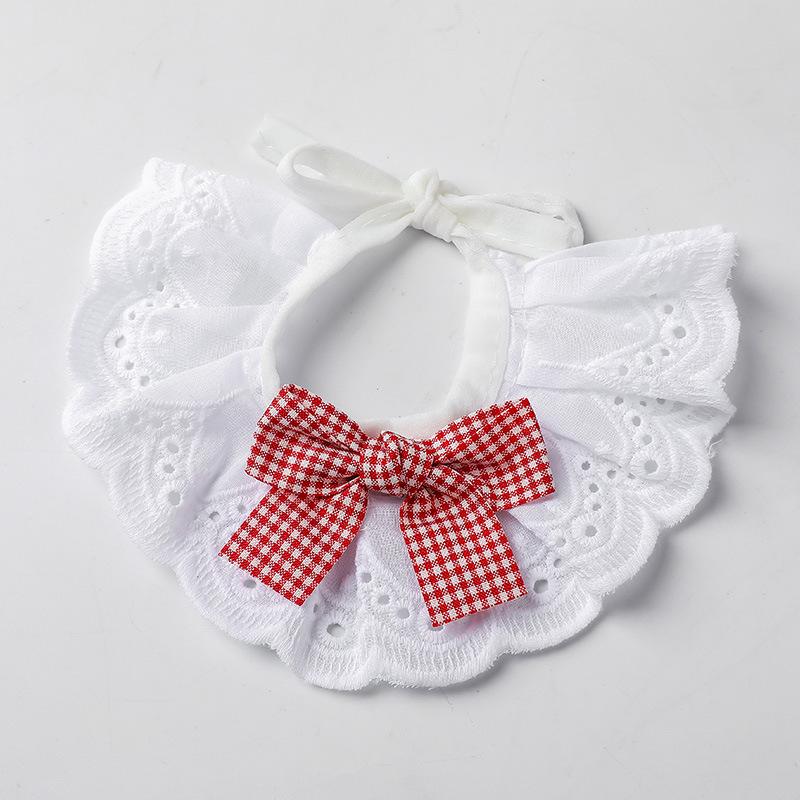 Large, Medium and Small Dog Dog Saliva Towel Cat Scarf Pet Jewelry Pet Scarf Necklace Collar Bell Dog Bow Tie