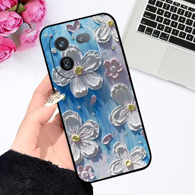 Case For iQOO 12 Pro 5G Cute Cartoon Fashion Shockproof Soft Silicone TPU Phone Bumper Cover For Vivo iQOO 12 Phone Fundas Bags