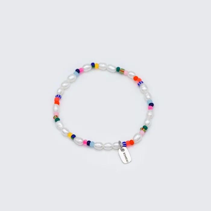 Freshwater pearl color beads Bracelet