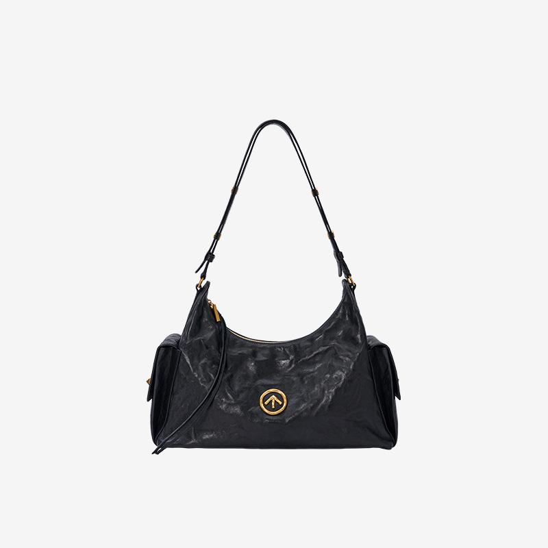 

Тостовый Хлеб, Кожа растительного дубления, Сумка-мессенджер под мышкой, На одно плечо, Кроссбоди Мягкая сумка