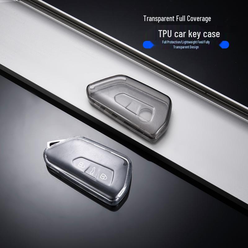 Volkswagen Autoschlüssel TPU Transparente Schutzhülle - Verschleißfest & Sturzsicher