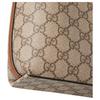 Gucci GG Emblem Logo Coated Fabric Bucket Bag Mini Women bags Beige Dark-Brown 847090-FAEUC-9758
