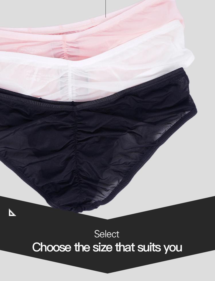 Damen Erotischer Deep V Po-Hebender Tanga mit Transparentem Mesh-Design