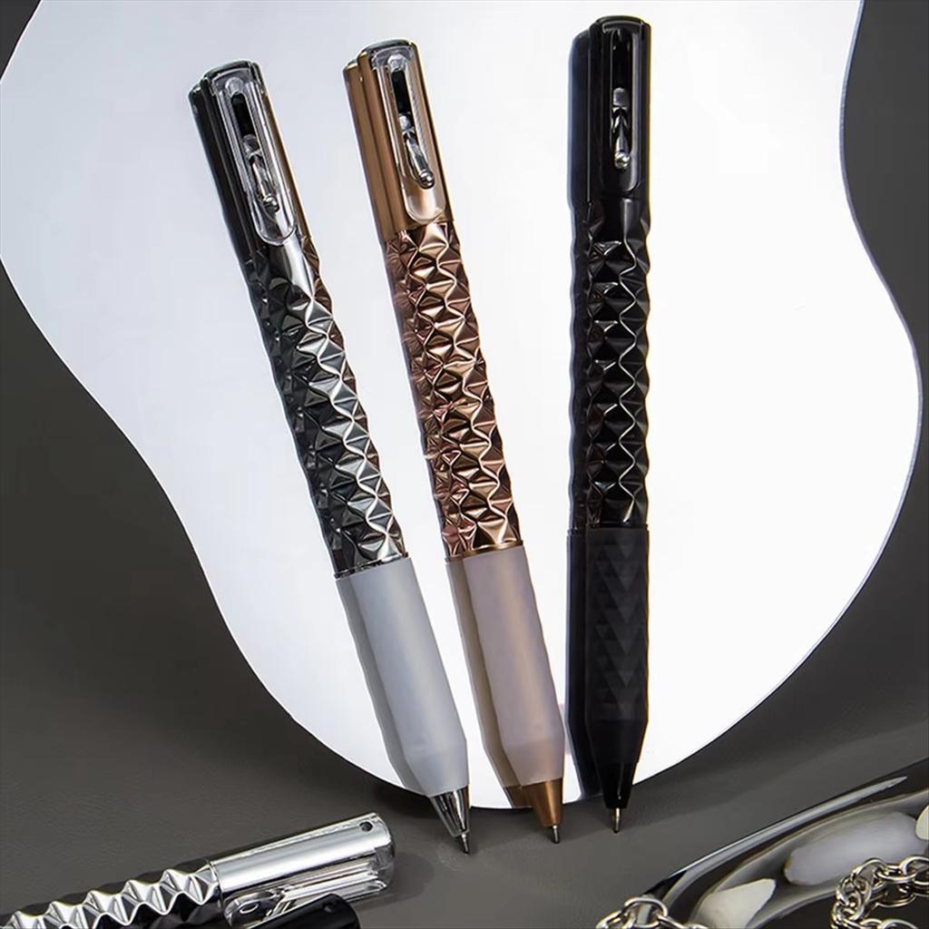 Geometric Deformation Deformation Gel Pen Shape Change 0.5mm Black Ink Neutral Pen Metal Decompression Pen Student Stationery