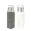 LAKOLE Vacuum Bottle with Handle 530ml Charcoal White