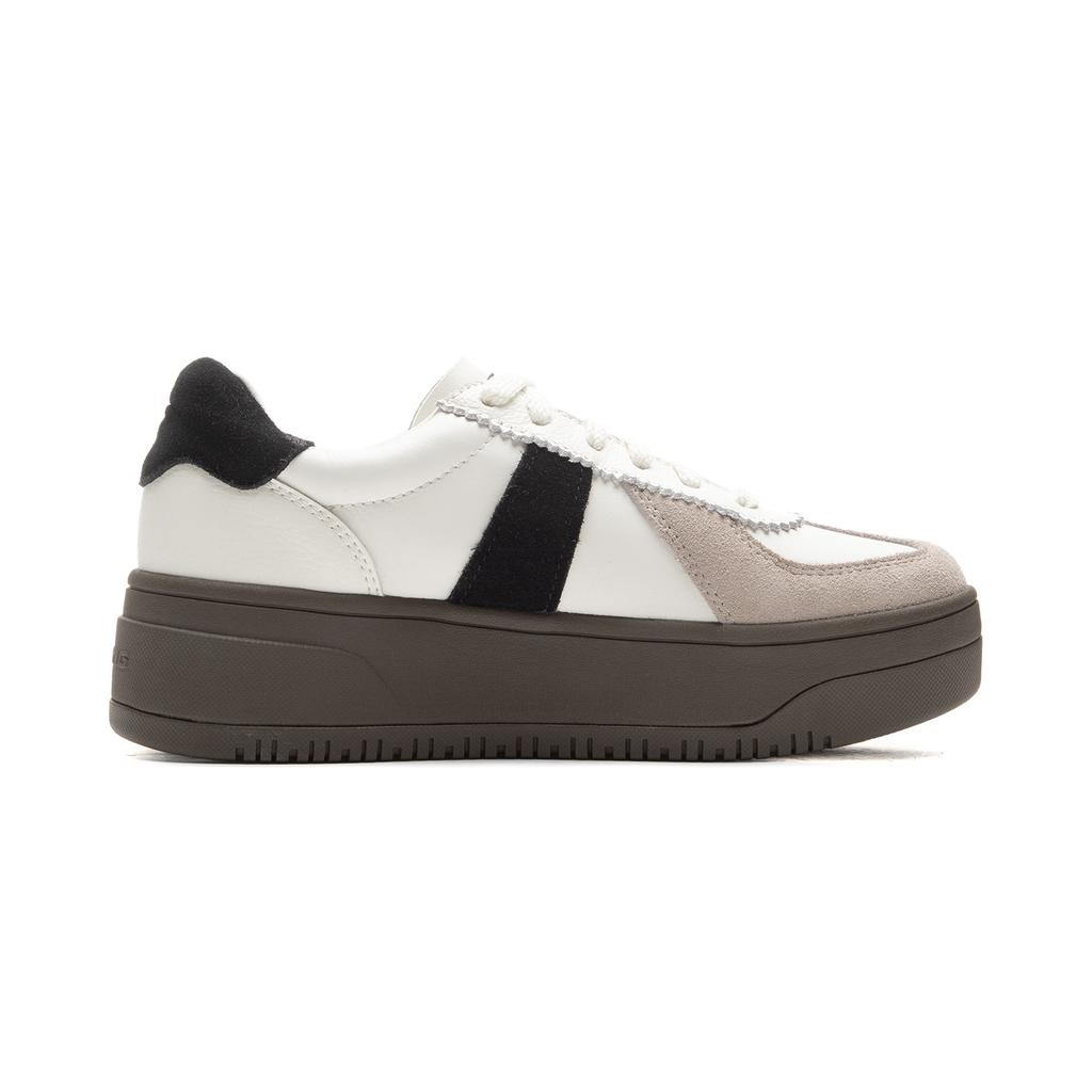 New LiNing Cheese 2.0 German Training Anti Slip And Wear Resistant Breathable Low Top Skateboard Shoes Women's White Black AGCU534-1