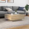 Coffee Table Sonoma Oak 80x80x31 Cm Particle Board