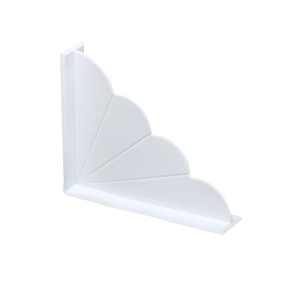 Silicone Bathtub Splash Guard Edge Protector Suction Cups Corner Water Barrier No-Drill Waterproof Water Stop Panel