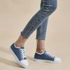 Women'S Breathable Sneakers - Casual Low-Top Lace-Up Shoes with Thick Rubber Sole, All-Season Comfort for Petite Sizes, Ladies Sneakers