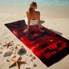 Custom Name Batman Saga Stylish Digital Printing Beach Towel Quick‑Drying Absorbent Blanket for Beach Pool Gym Travel