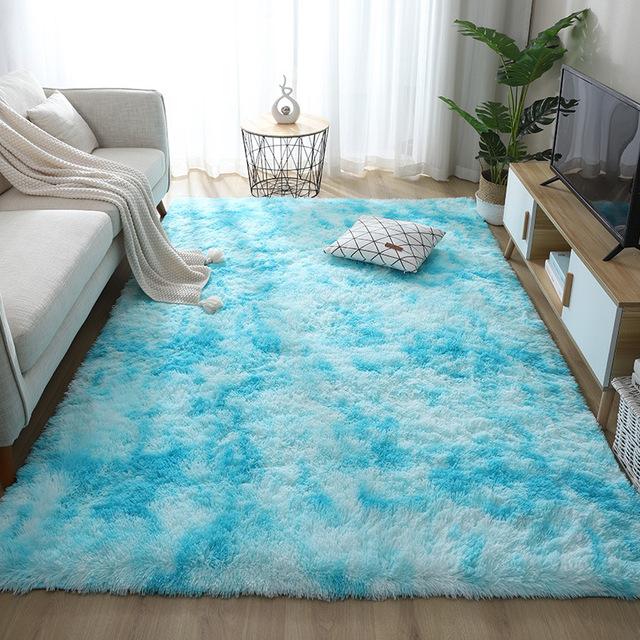 Fluffy Soft Living Room Large Carpet Furry Bedroom Area Decorative Floor Mats Home Essentials Children Tatami Nordic Velvet Rugs
