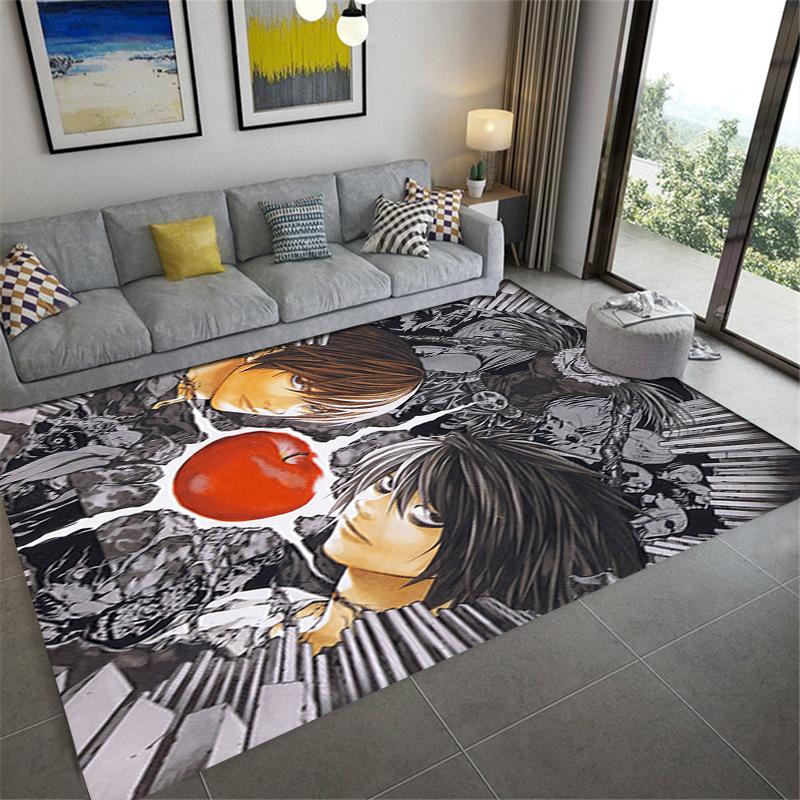 2025 New Death Note Carpet Rug for Living Room Bedroom Home Sofa Decoration,Kids play Non-slip Floor Mat21