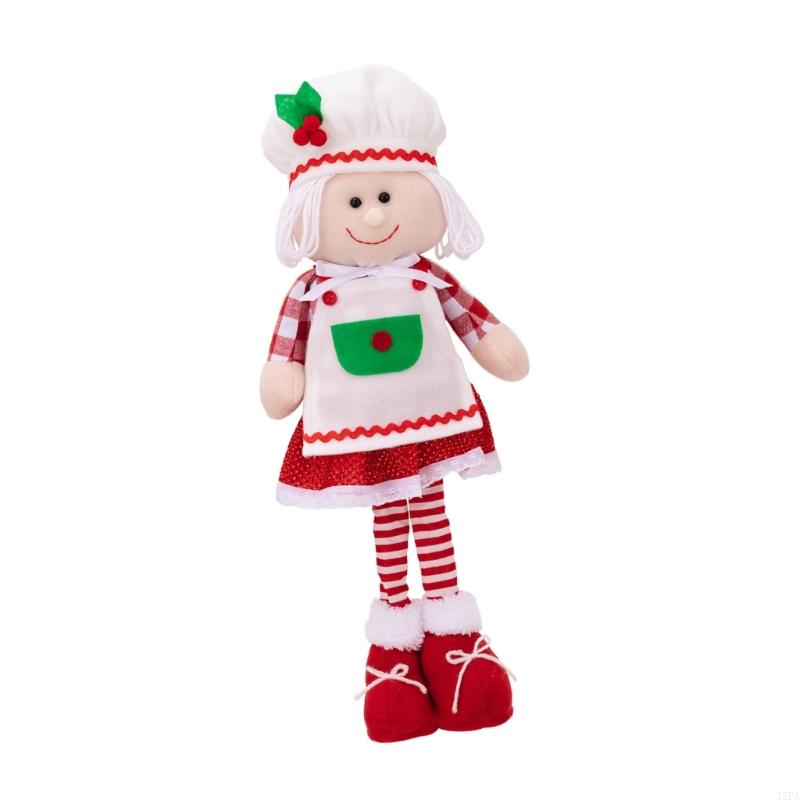 Handmade Holiday Telescopic Cook Caps Festival Fabric Doll Gnomes Plush Dolls