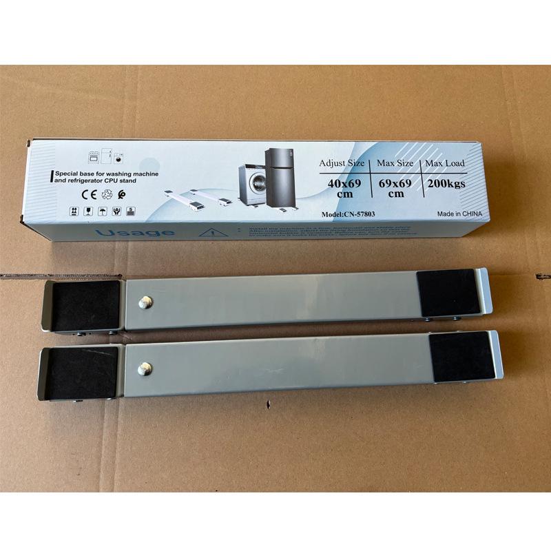 Universal Adjustable Appliance Base with Wheels (Washing Machine, Refrigerator, Coffee Table)