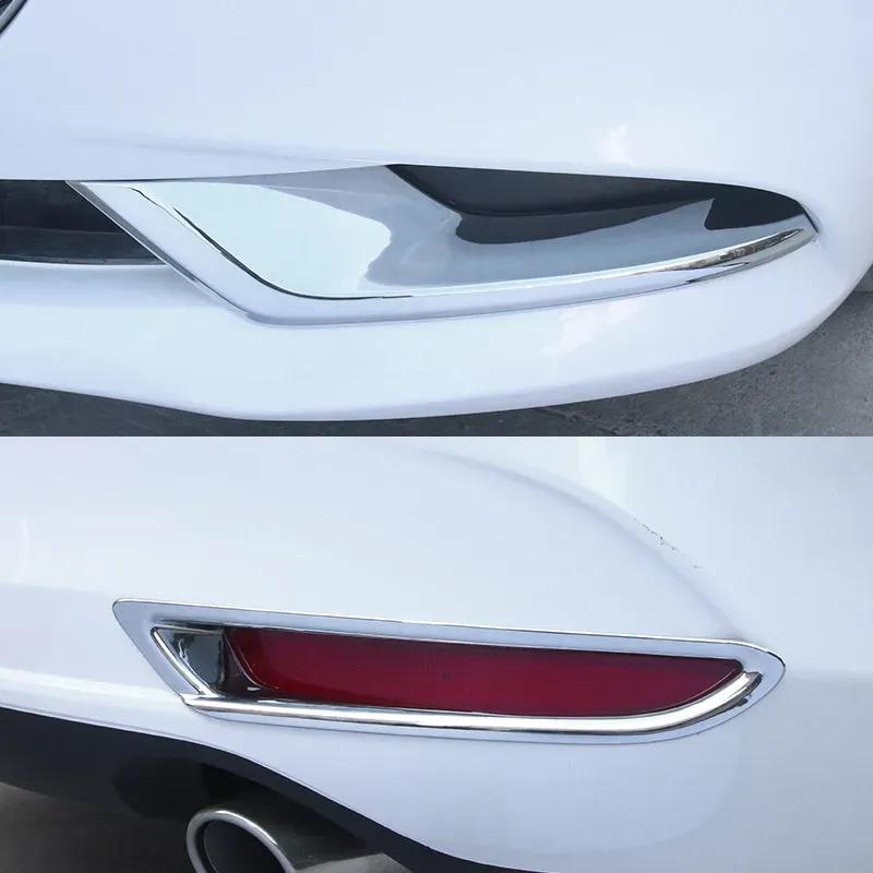 For Mazda 3      2024 2025 ABS Car Front Rear Fog Light Lamp Cover Trim Decoration Sticker Auto Accessories