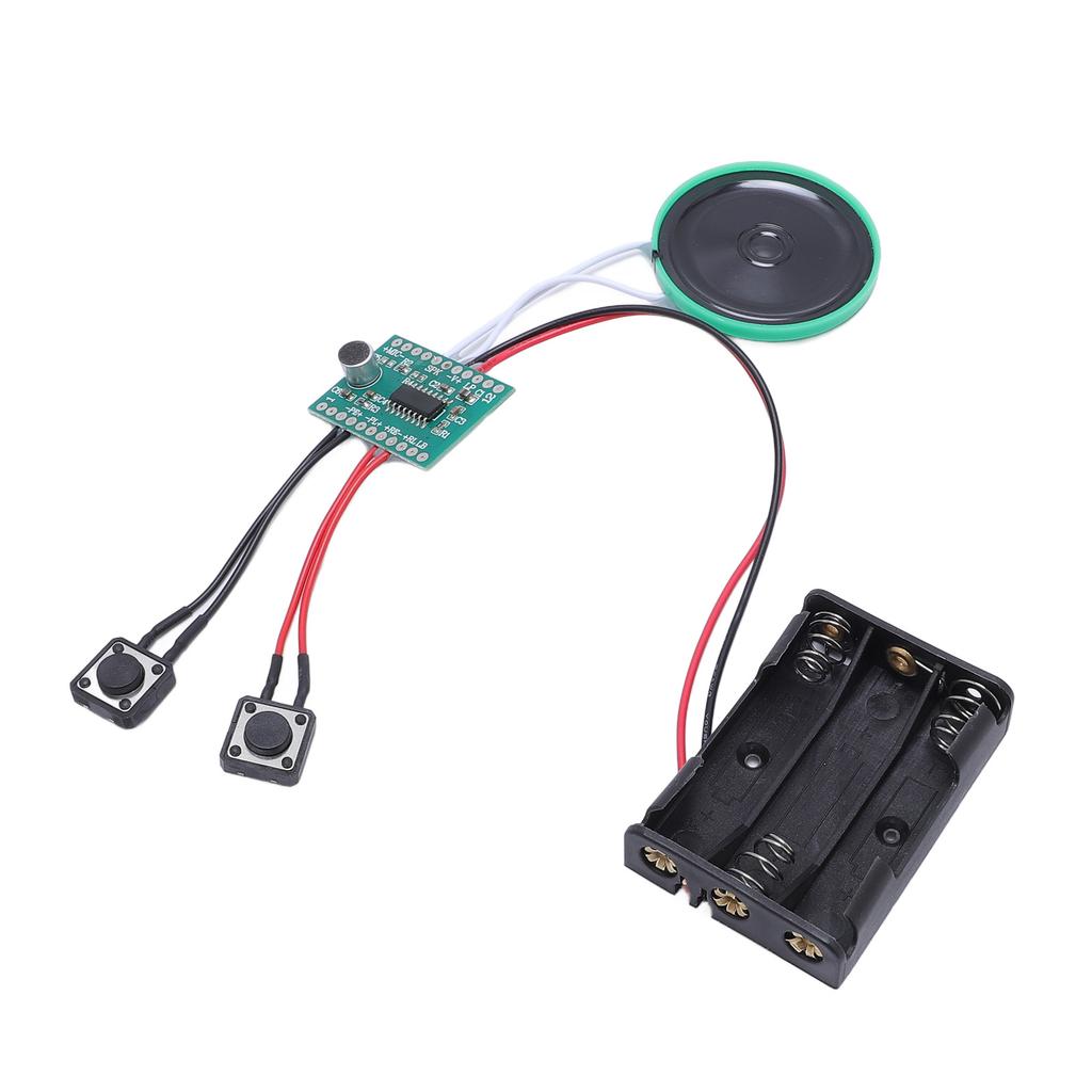 Sound Recorder Module with Speaker 4 Minutes Recording Music Voice Recording Module for Greeting Card