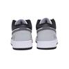 Jordan Air Jordan 1 Slip Resistant Abrasion Resistant Low top Vintage Basketball Shoes Men's Black Gray 553558-131(Team85-)