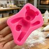 Silicone Bear Cake Molds For Baking Chocolate Candy Jellies With Cute Kicking Leg Design Easy To Releases For Home Kitchens