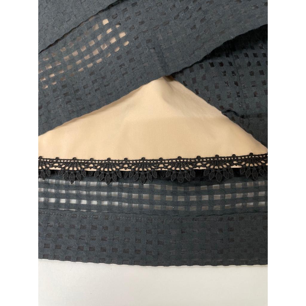 DAISY LIN Black Washable Souffle Skirt 06625 Skirt 42 blackUsed