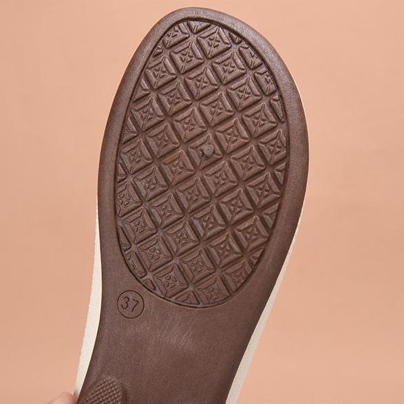 Fashion Soft Bottom Women's Shoes Mesh Breathable Hollow Out Flats Slip-on Soft Summer Outdoor Flat Shoes