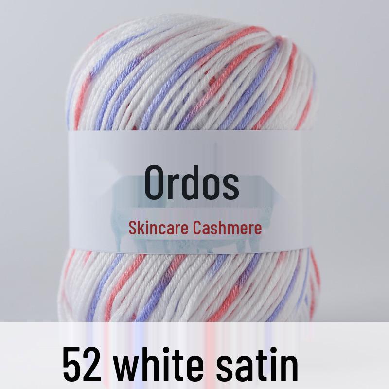 Genuine Baby Cashmere Yarn: Hand-Knitted Scarf for Infants & Toddlers, Medium Thick Milk Cotton for Crochet.