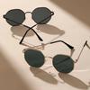 Metal Geometric Women Fashion Glasses For Tropical Beach Vacay Shopping Outdoor Casual Activities Street Snap Accessories