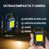 Bright COB Keychain Flashlight,Rechargeable Mini Work Light Magnetic Portable Pocket Lamp for Camping Fishing Hiking Emergency