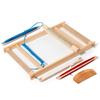 Webstuhl Bausatz Holz Kettfaden Webrahmen 15.711.81.4 Zoll Handstrick Webstuhl Wandteppich Handgestrickte Maschine DIY Gewebtes Set