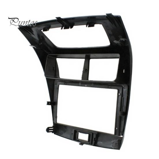 Auto Multimedia Player Frame 9-Inch Car Radio Fascia for Toyota Avanza, 2012 Double Din Dash Kit Center Console Navigation Mounting Bracket,