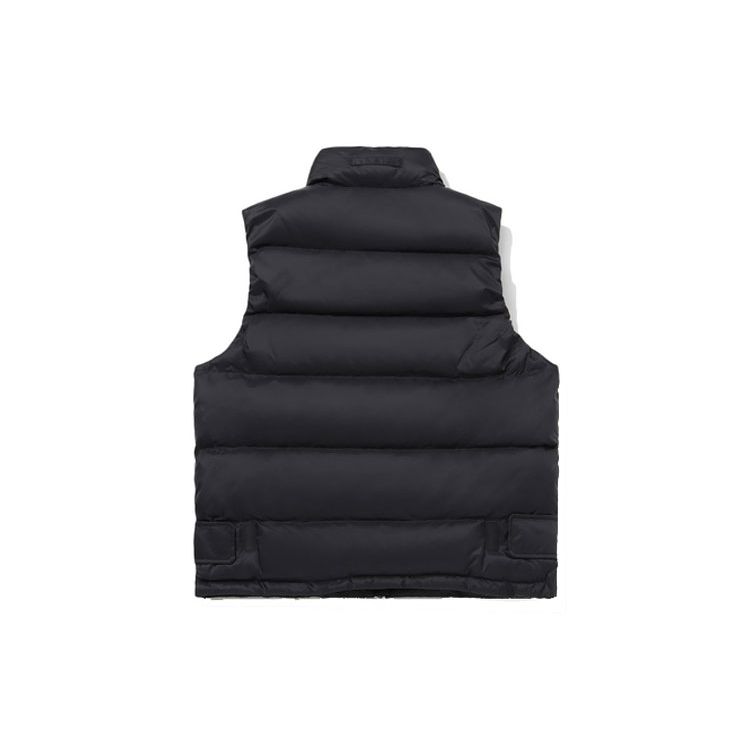 Li Ning Badfive Basketball Series White Duck Down Vest New Standard Black Men Vests AMRQ031-3