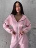 Olivgrüner Kapuzen-Reißverschluss-Romper-Jumpsuit