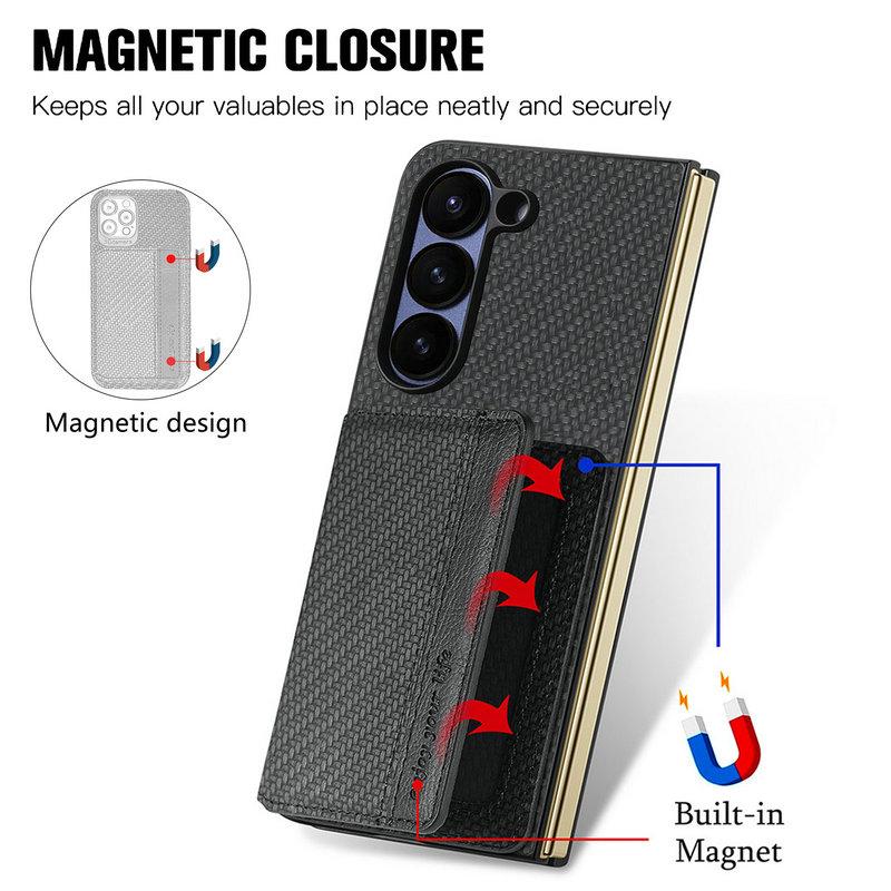 Z Fold8 Ultra 5G 2026 RFID Leather Wallet Case for Samsung Galaxy Z Fold 8 Ultra Back Cover for Galaxy Z Fold 8Ultra Funda