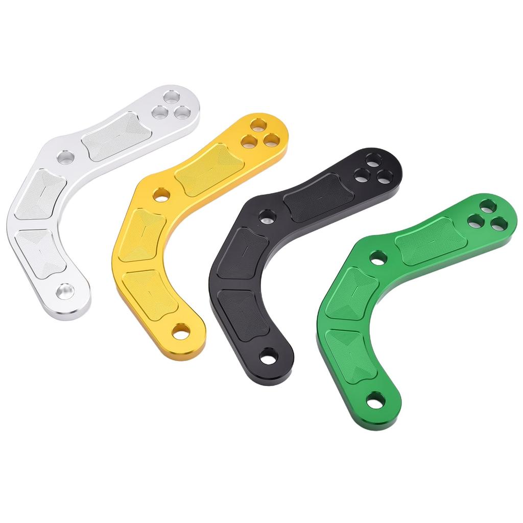 LEDISHUN Motorcycle Lowering Kit for Kawasaki ZX-25R (2020-2023) ZX-4R ZX-4RR (2023+) - Rear Lowering Link Rods (Green) for Improved Ground Reach