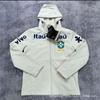 Unisex Long Sleeve Hooded Windbreaker Soccer Training Jacket Outdoor Sportswear Men Women