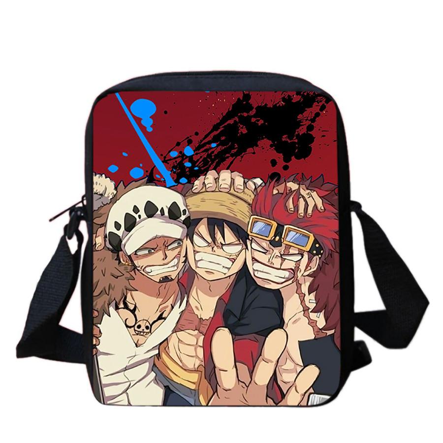 One Piece Crossbody Bag, Lightweight Adjustable Casual Shoulder Bag for Boys and Girls Age 6-10, Unisex Kids School Sling Bag