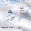 Gradient Color Sticky Notes - Full Adhesive Index Tabs for Students