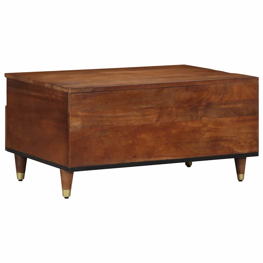 Coffee Table Honey Brown 80 x 54 x 40 cm Solid Mango Wood