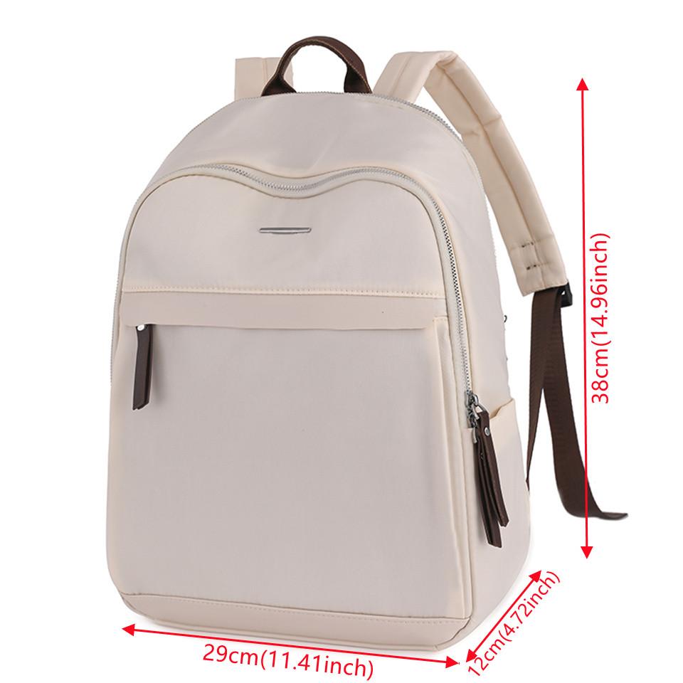 Plecak szkolny dla nastoletnich dziewcząt nylonowy kobiecy plecak damski solidny słynny plecak damski na co dzień