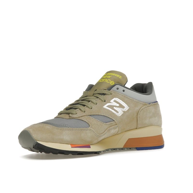 Salehe Bembury X New Balance 1500 Made In England Growth Be The Tree Unisex Sneakers Cream Olive Grey U1500SB