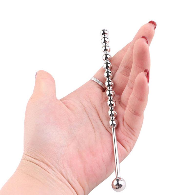 Męski Męski Zabawka Cewkowa Dźwięk Stal Nierdzewna Dźwięk Cewkowy Rozciągacz Koraliki Korek