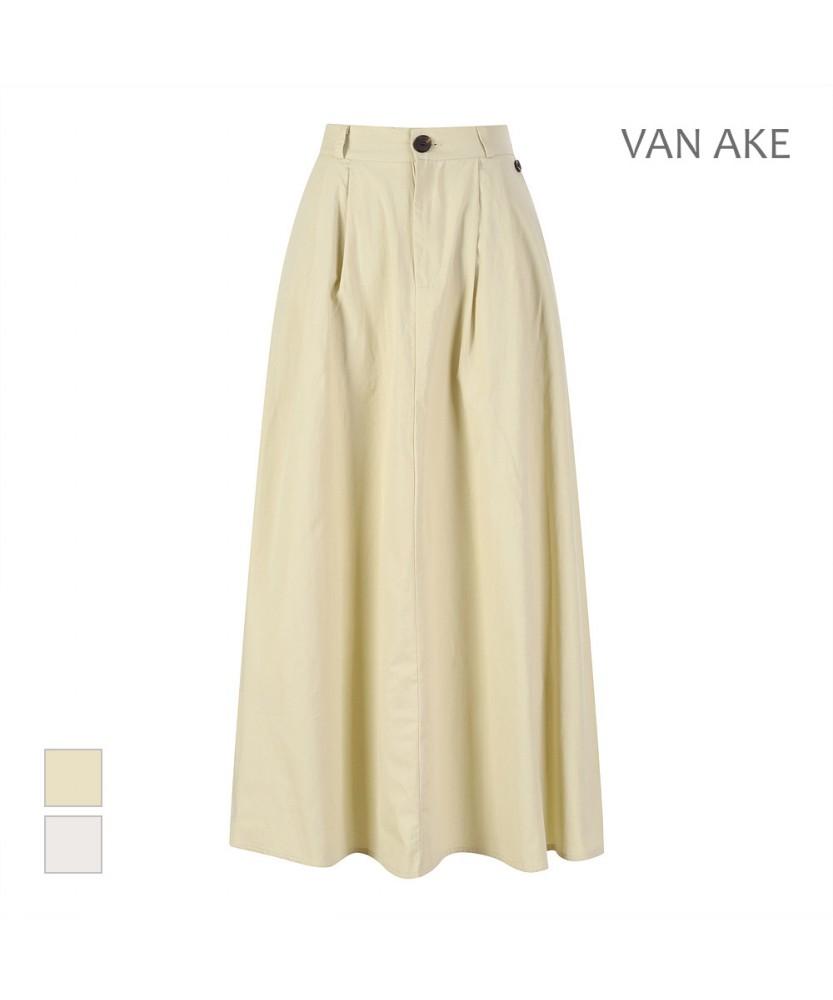 VANAKE Pintuck Flare Skirt_Vb46Skug01A