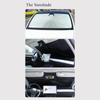 Retractable Front Window Windshield Sun Shade Car Visor Protector Block UV Rays Keep Vehicle Cool Sunshade For Car 3/Y