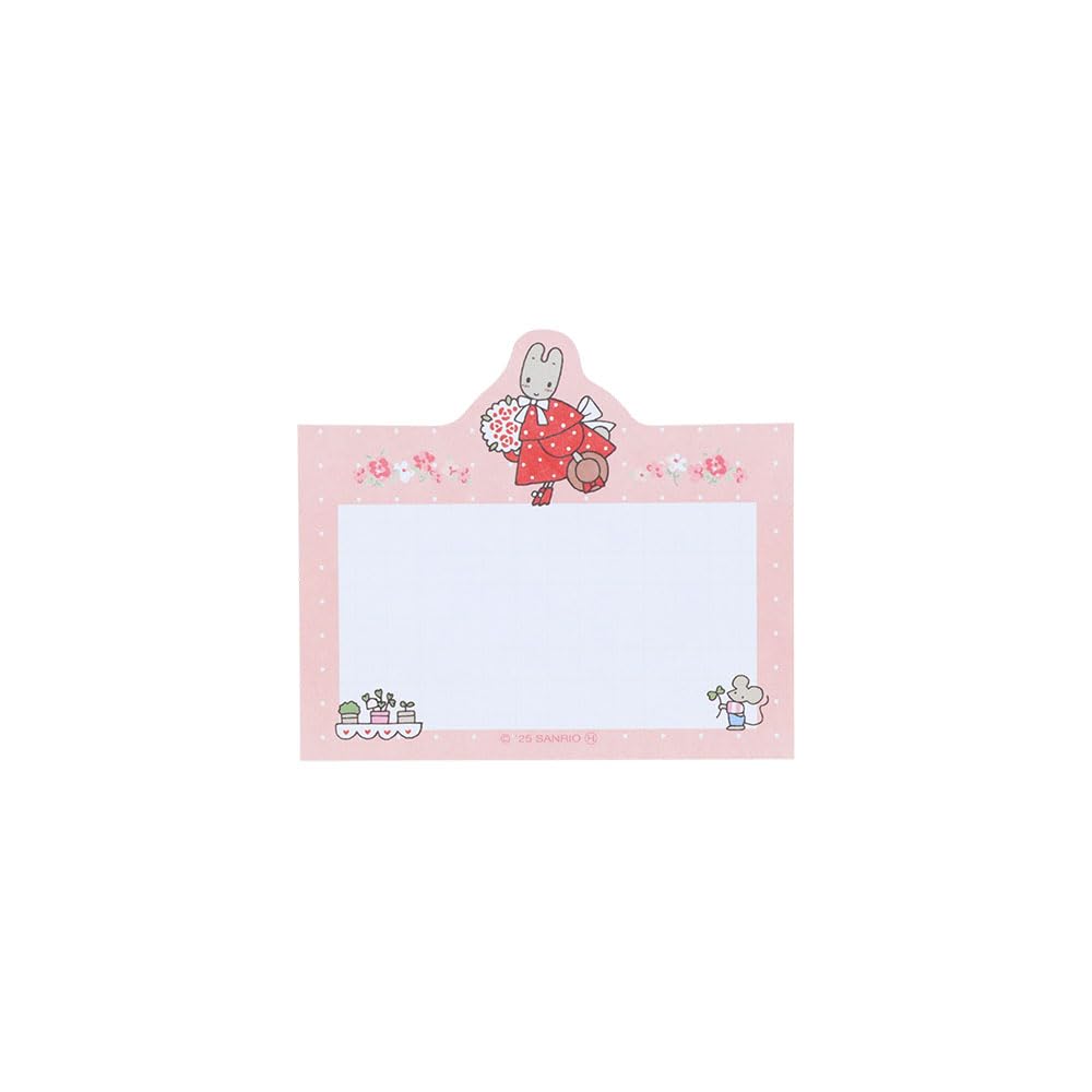 Stationery Sanrio Characters Sticky Blocks with Your Favorite S2849828 Sun-Star Notes, Die-Cut Patterns,