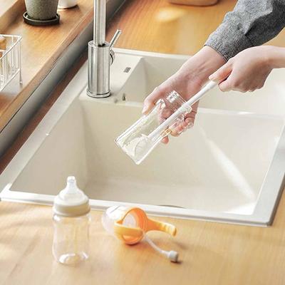 Bendable Cleaning Brush Cup Scrubber Glass Cleaner Kitchen Cleaning Tool Long Handle Drink Bottle Glass Cup Cleaning Brush