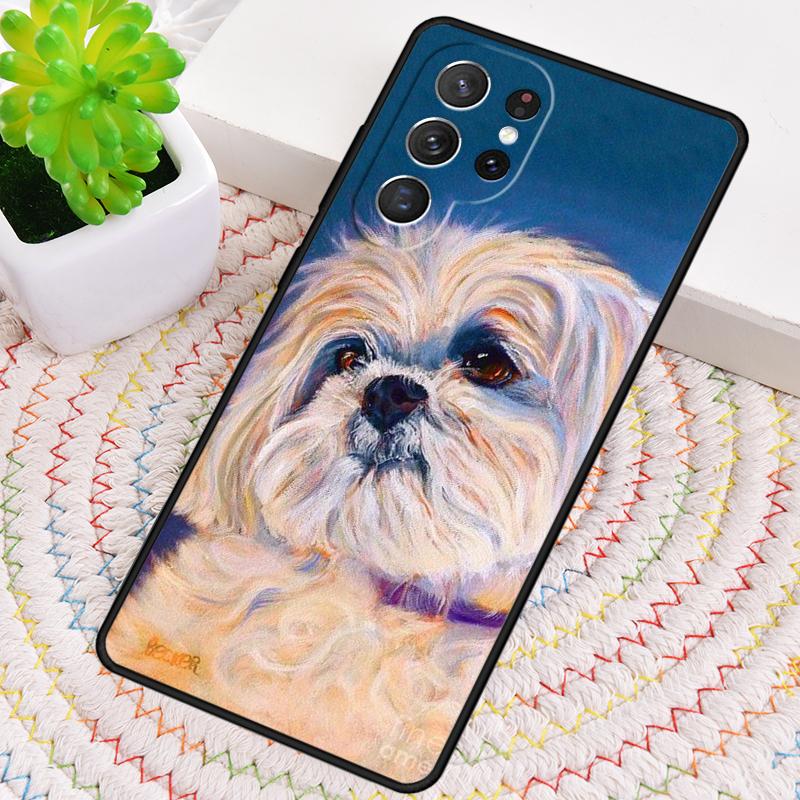 Shih Tzu Dog TPU Phone Case For Samsung Galaxy note 10 pro S26 S25 S24 S23 S22 Ultra Plus S21 FE S20 Shockproof Cover